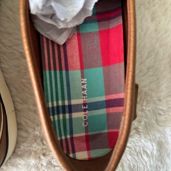 Cole Haan GrandPro Penny Loafer Sneakers Brown Leather Size 9 Madras Insole - Picture 6 of 7